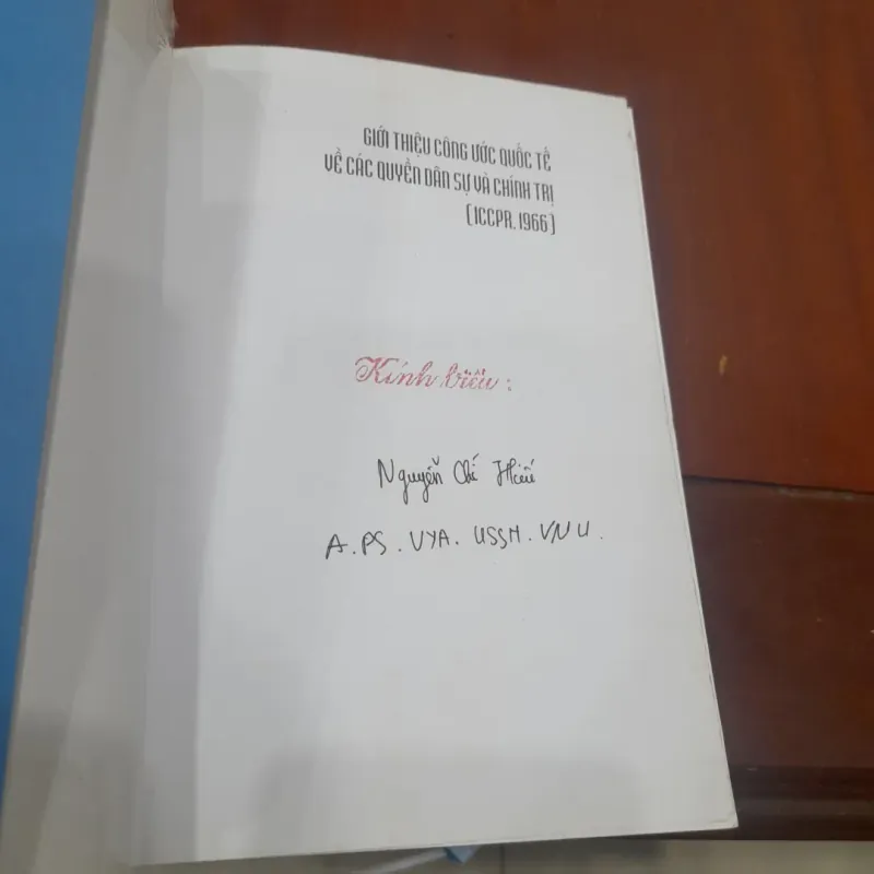 Giới thiệu CÔNG ƯỚC QUỐC TẾ VỀ CÁC QUYỀN DÂN SỰ VÀ CHÍNH TRỊ (ICCPR, 1966) 753693