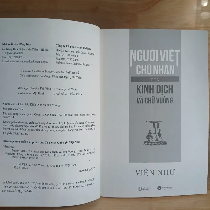 Người Việt - Chủ Nhân Của Kinh Dịch Và Chữ Vuông (Viên Như) 788087