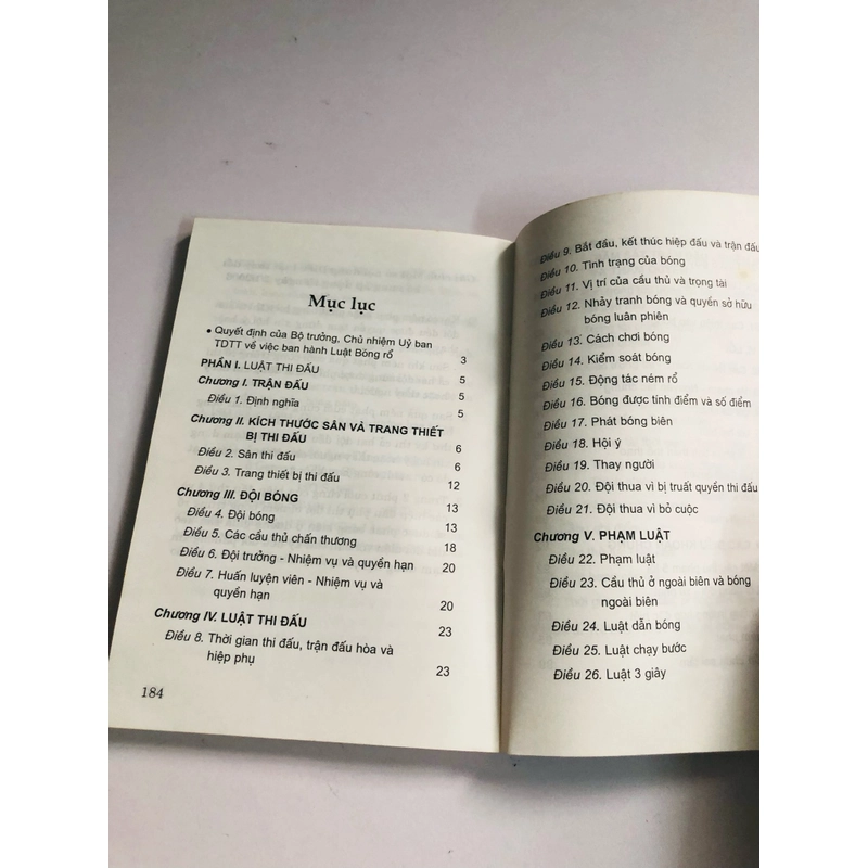 LUẬT BÓNG RỔ - 188 trang, nxb: 2006 532175
