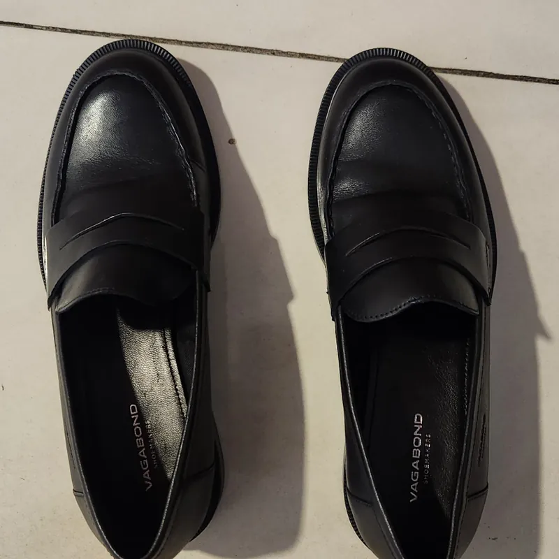 Giày loafer nữ size 37 da thật 563575