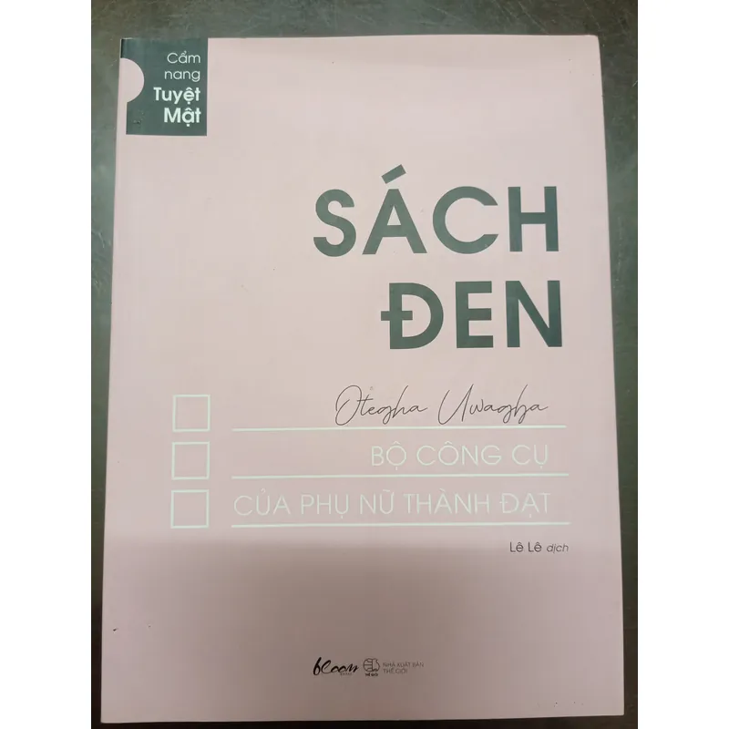 Sách đen: Bộ công cụ của phụ nữ thành đạt - Sách cũ 642703
