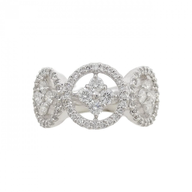 Nhẫn kim cương K18WG hoa 1.10CT 669843