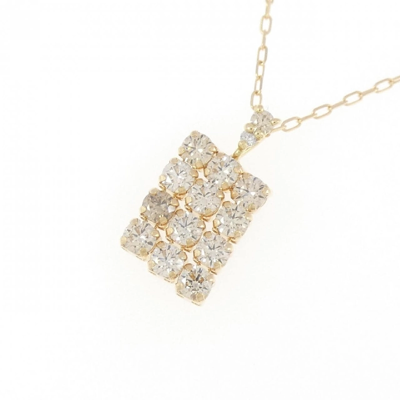 K18YG Dây chuyền kim cương 0.50CT - Hàng hiệu Chính hãng 863299