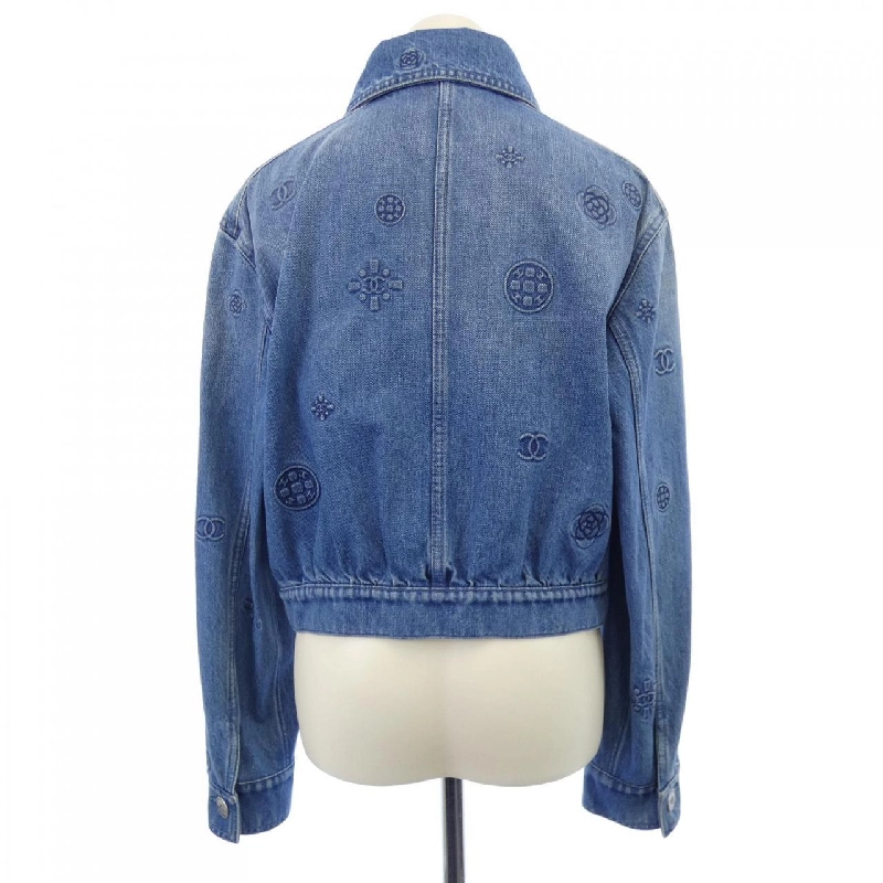CHANEL P70204V61786 21P Áo khoác denim - Hàng hiệu Authentic 819930