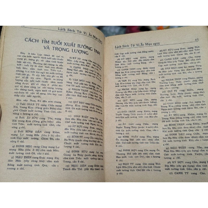 Lịch sách tử vi quý sửu 1973 125749