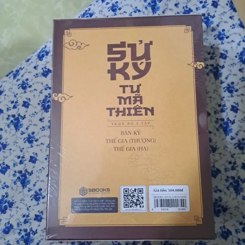 Sử ký (Tư mã Thiên) Bộ hộp mới 3 quyển 775786