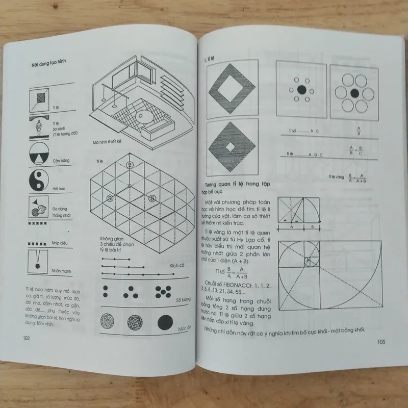 Bộ 2 cuốn: Cơ sở tạo hình kiến trúc và Hình học kiến trúc 603649