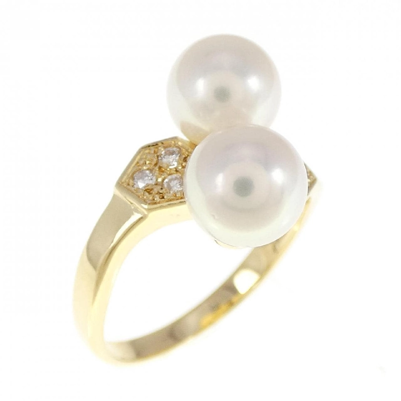 Nhẫn ngọc trai Akoya K18YG - Hàng hiệu Authentic 859458