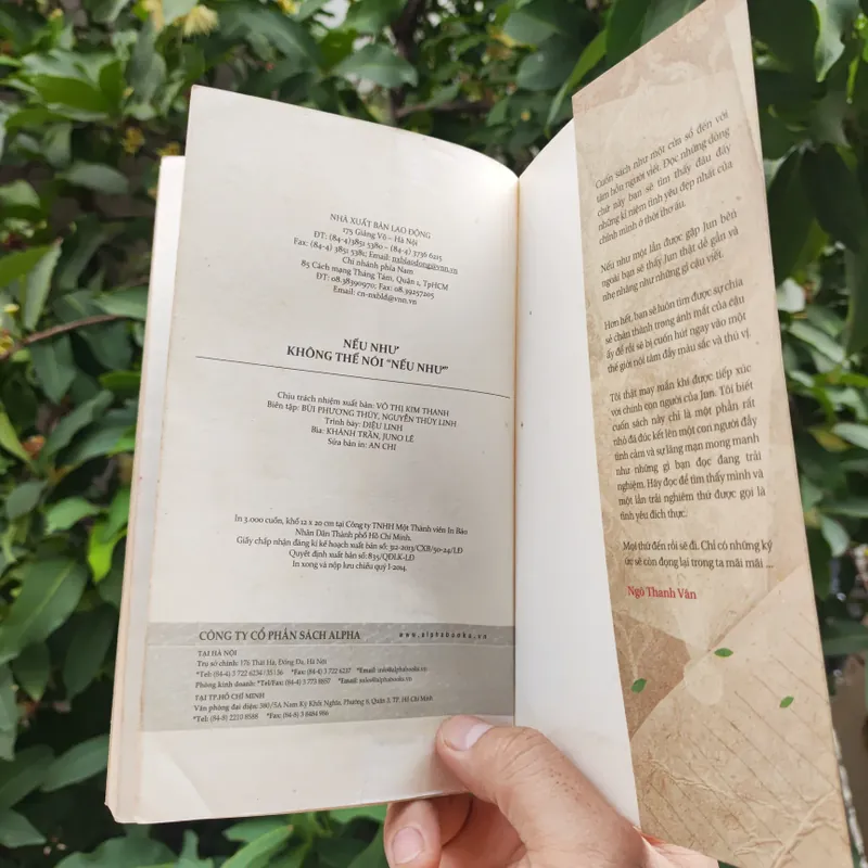 Nếu Như Không Thể Nói Nếu Như - Có chữ ký  Jun Phạm  736724
