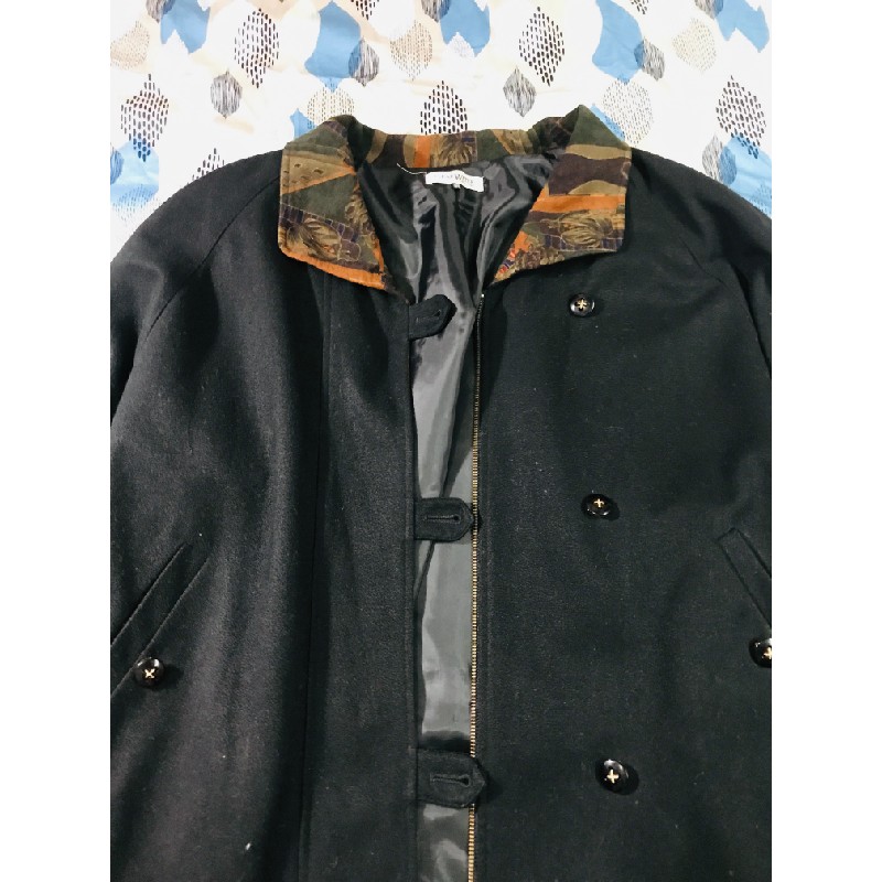 Áo khoác dạ nam hoạ tiết funky size S 883