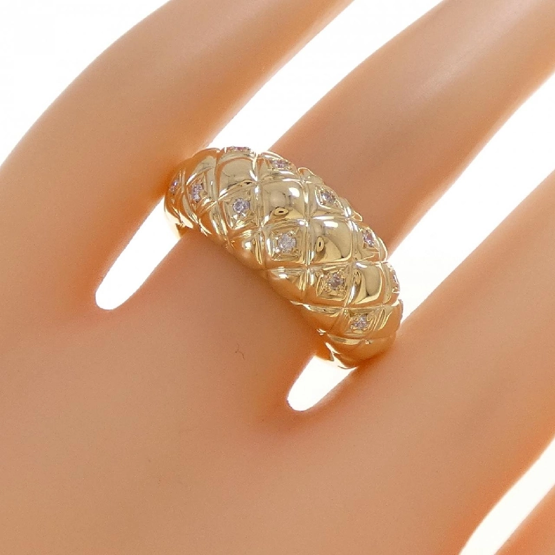 Nhẫn kim cương K18YG 0.15CT 666893