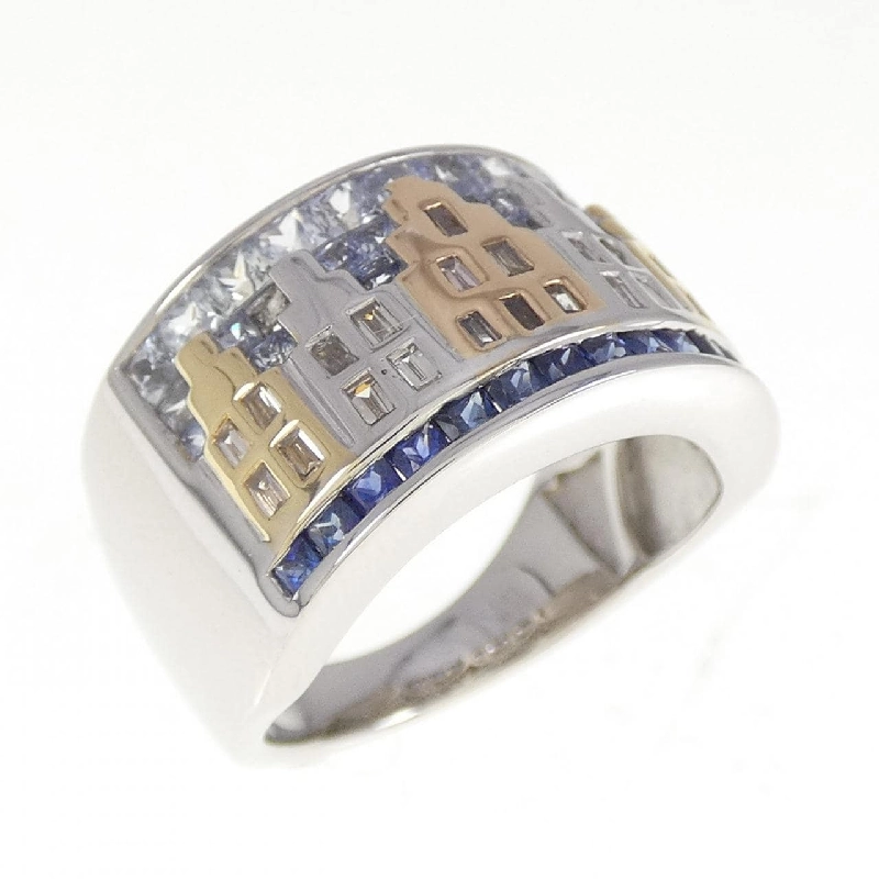 Nhẫn Sapphire Ba Màu K18 1.43CT 670173