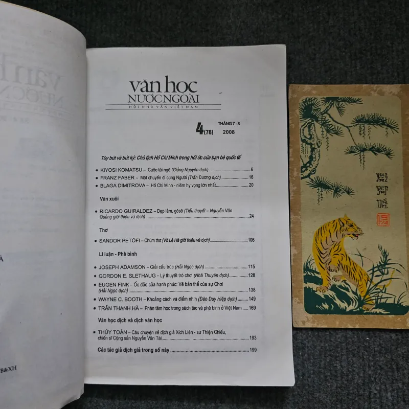 Tạp chí văn học nước ngoài số 4 -2008 745340