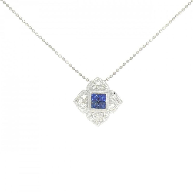 Dây chuyền Sapphire PT900/PT850 0.40CT - Hàng hiệu Chính hãng 855975
