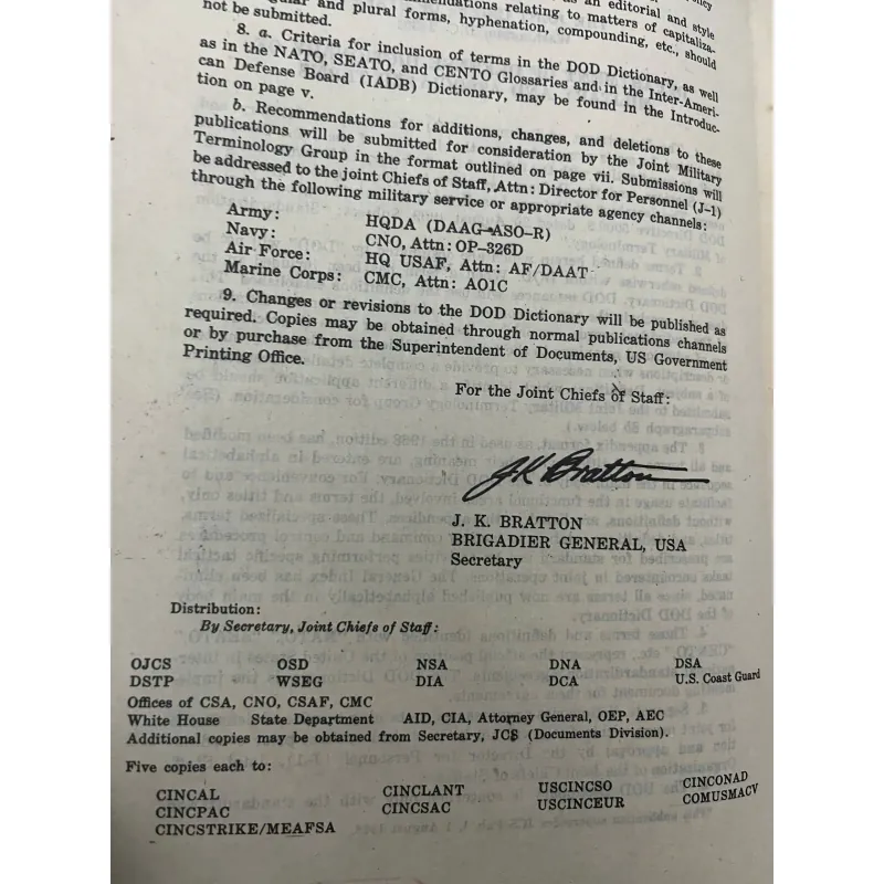 Dictionary of Military and Associated Terms (Từ điển Thuật ngữ Quân sự) 926650