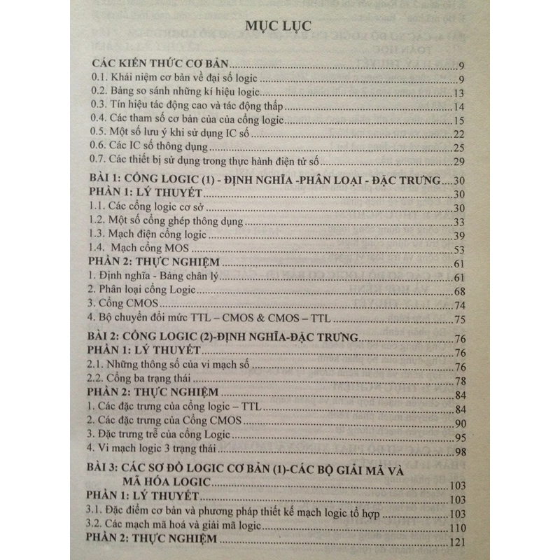 KỸ THUẬT ĐIỆN TỬ SỐ THỰC HÀNH 460136