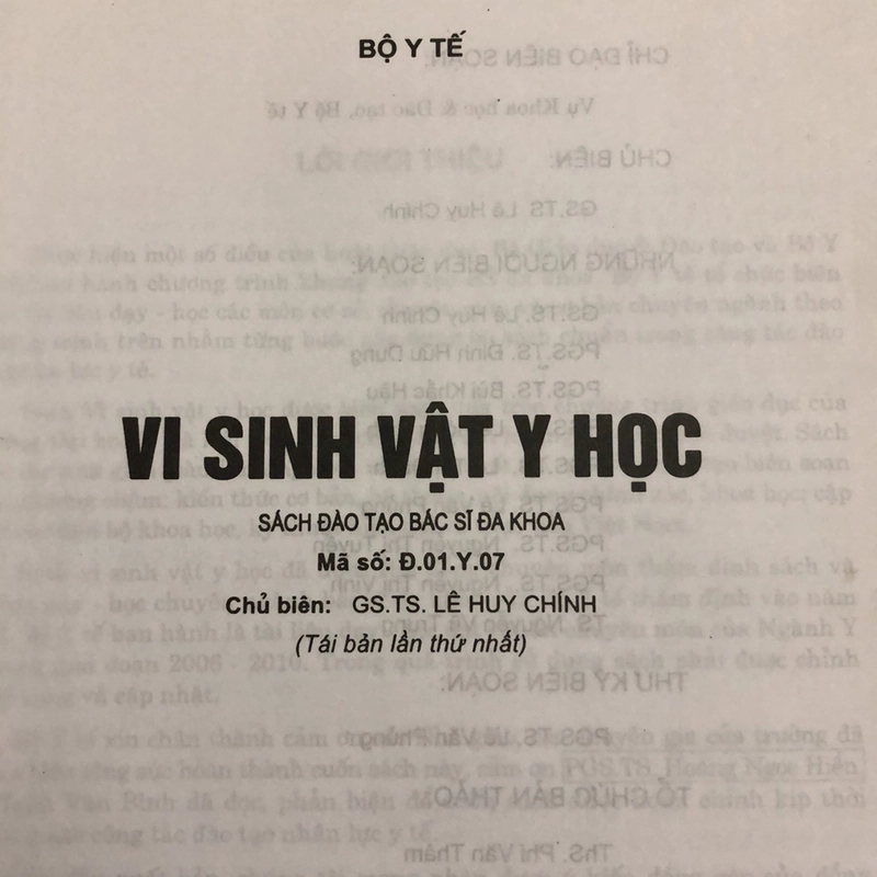 VI SINH VẬT Y HỌC  332735