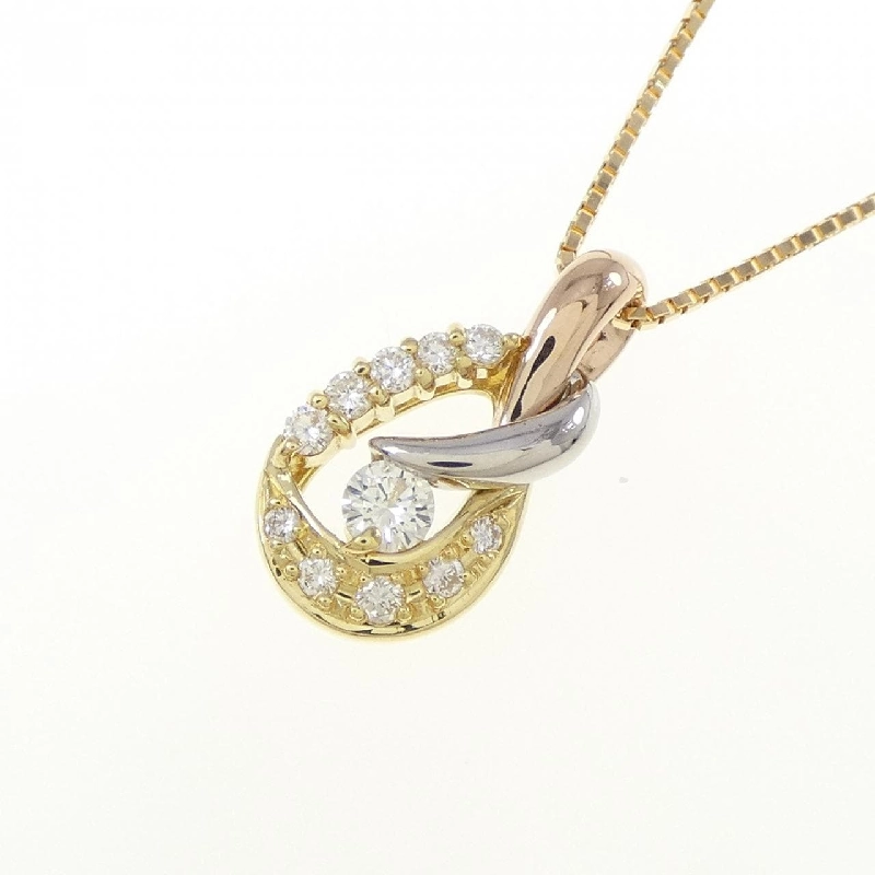 K18YG/PT900/K18PG Dây chuyền kim cương 0.26CT - Hàng hiệu Chính hãng 862099