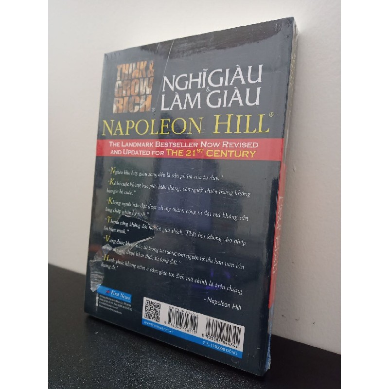 Nghĩ Giàu Và Làm Giàu (Bìa mềm) Napoleon Hill New 100% ASB2702 66496