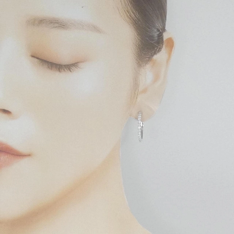 PT900 Bông tai kim cương hình vòng 0.802CT - Hàng hiệu Chính hãng 871769