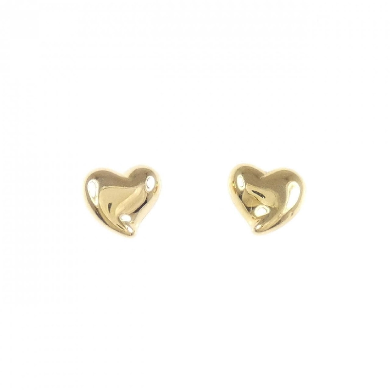 K18YG Bông tai hình trái tim - Hàng hiệu Chính hãng 873391