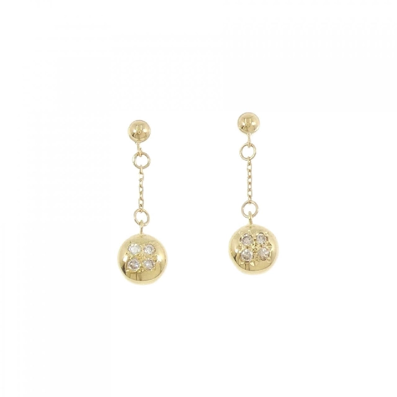 K18YG Bông tai kim cương 0.12CT - Hàng hiệu Chính hãng 863766