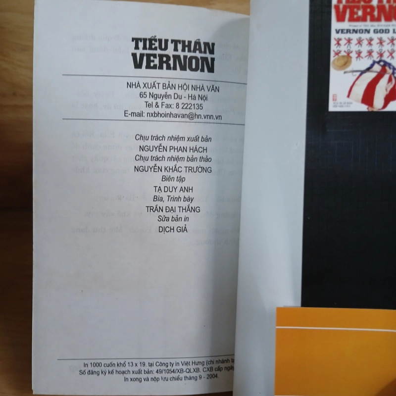 Tiểu Thần Vernon (Tác Phẩm Được Giải Booker 2003) - DBC PIERRE 523471