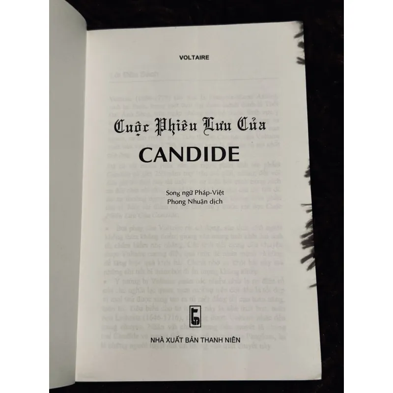 Cuộc phiêu lưu của Candide (song ngữ Pháp - Việt) 709324