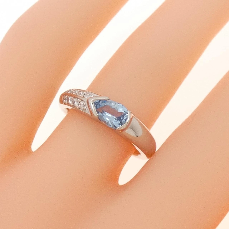 Nhẫn Aquamarine PT900 0.55CT 671979