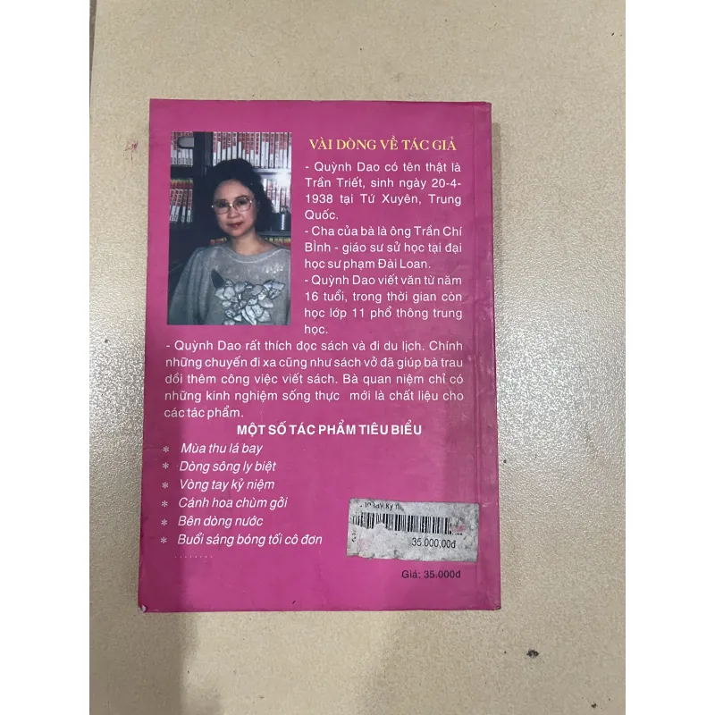 Vòng tay kỷ niệm - Quỳnh Dao (c47) 938646