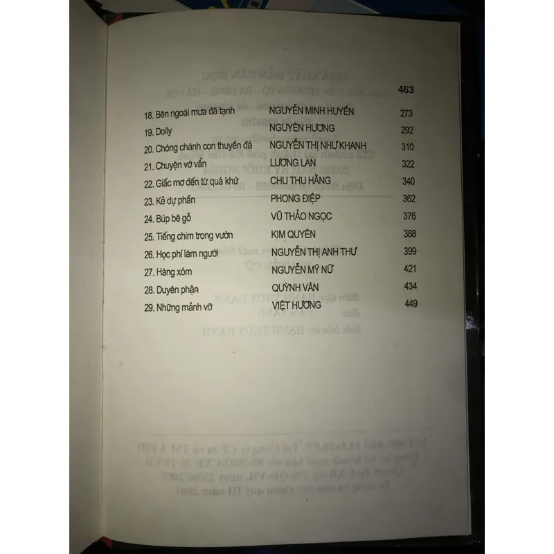 Truyện ngắn nữ đầu thế kỷ 21 (2001-2007) 711310