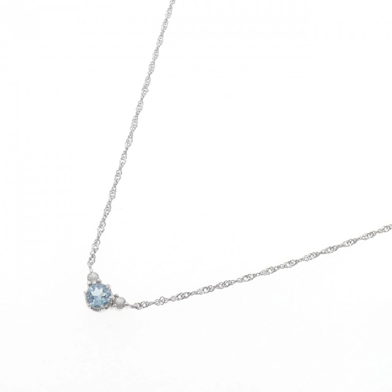 PT900/PT850 Aquamarine Necklace - Hàng hiệu Authentic 858616