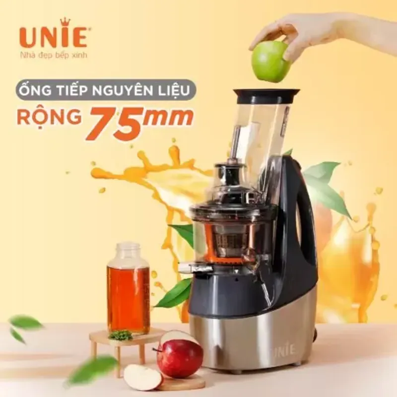Máy ép chậm UNIE UE-580 công suất 240W, ép kiệt bã 98% 574415