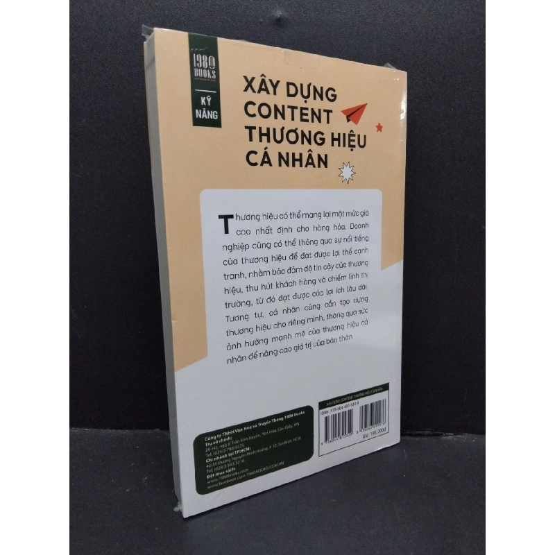 Xây dựng content thương hiệu cá nhân Vương Nhất Cửu mới 100% HCM.ASB2310 917649