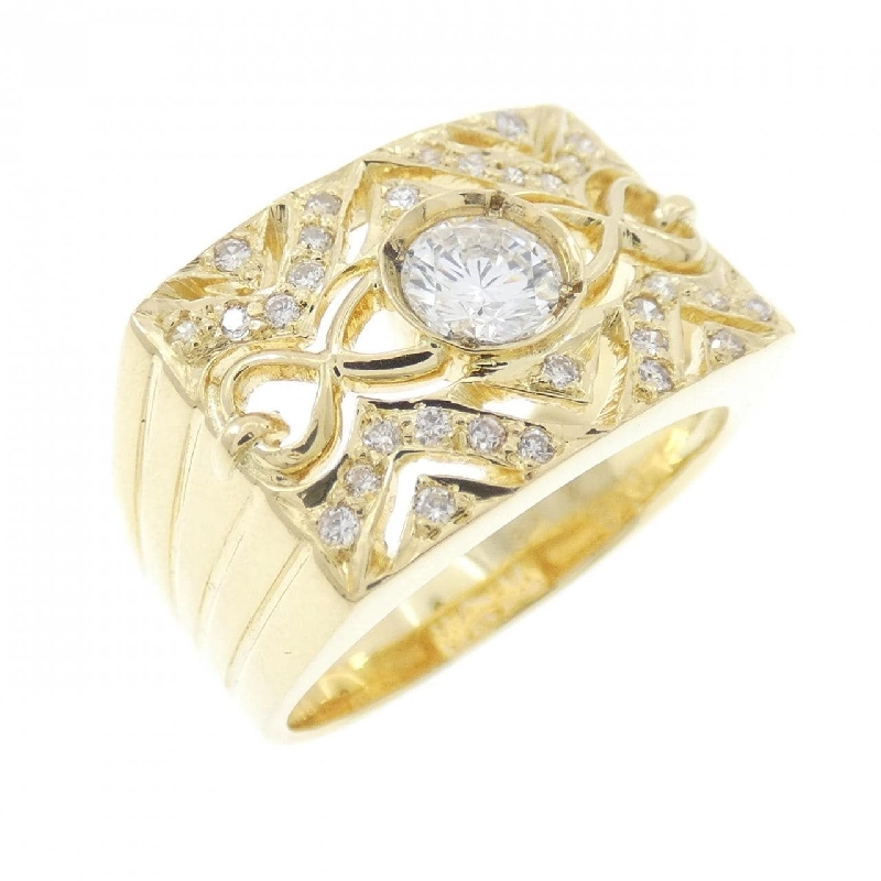 Nhẫn kim cương K18YG 0.402CT - Hàng hiệu Authentic 846257