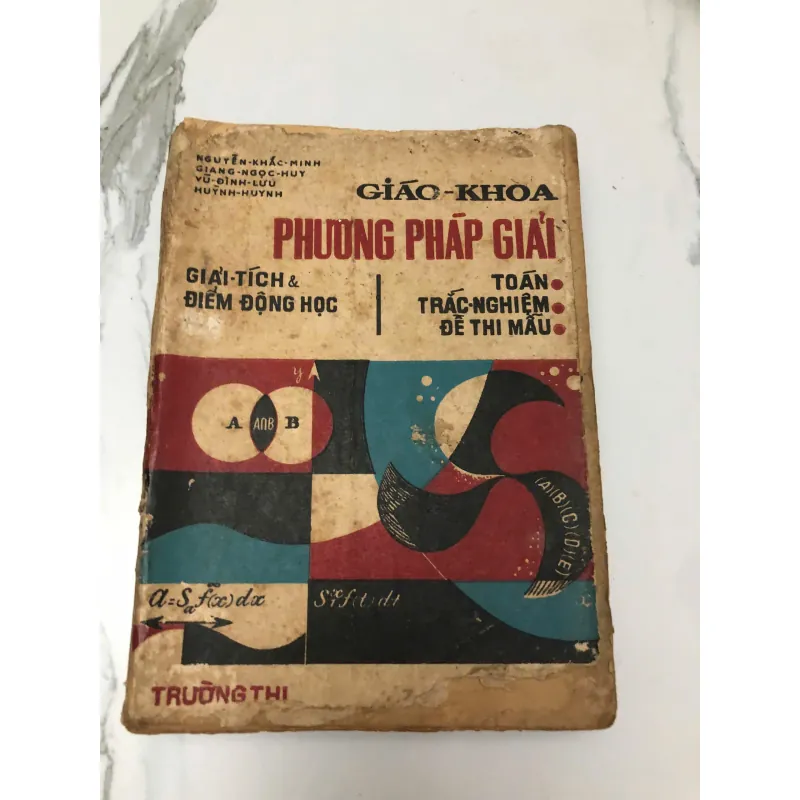 GIÁO-KHOA PHƯƠNG PHÁP GIẢI: GIẢI TÍCH & ĐIỂM ĐỘNG HỌC | TOÁN TRẮC-NGHIỆM ĐỀ THI MẪU 598006