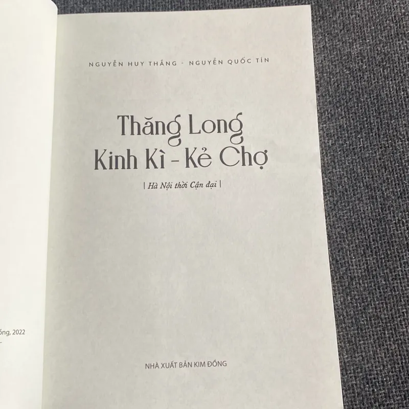 THĂNG LONG, KINH KÌ - KẺ CHỢ, HÀ NỘI THỜI CẬN ĐẠI 972181