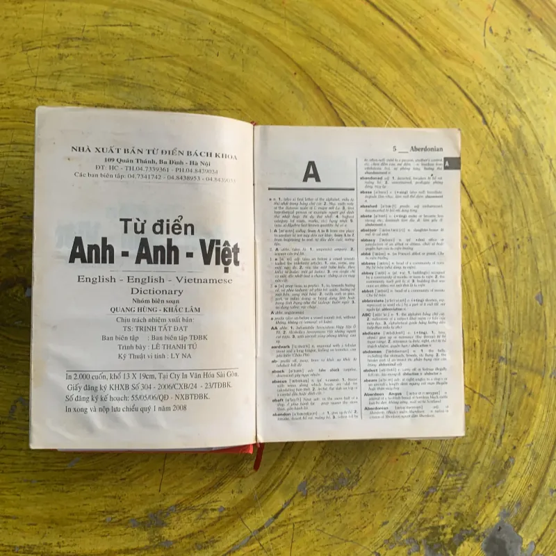 TỪ ĐIỂN ANH - ANH - VIỆT 325.000 từ 1037222