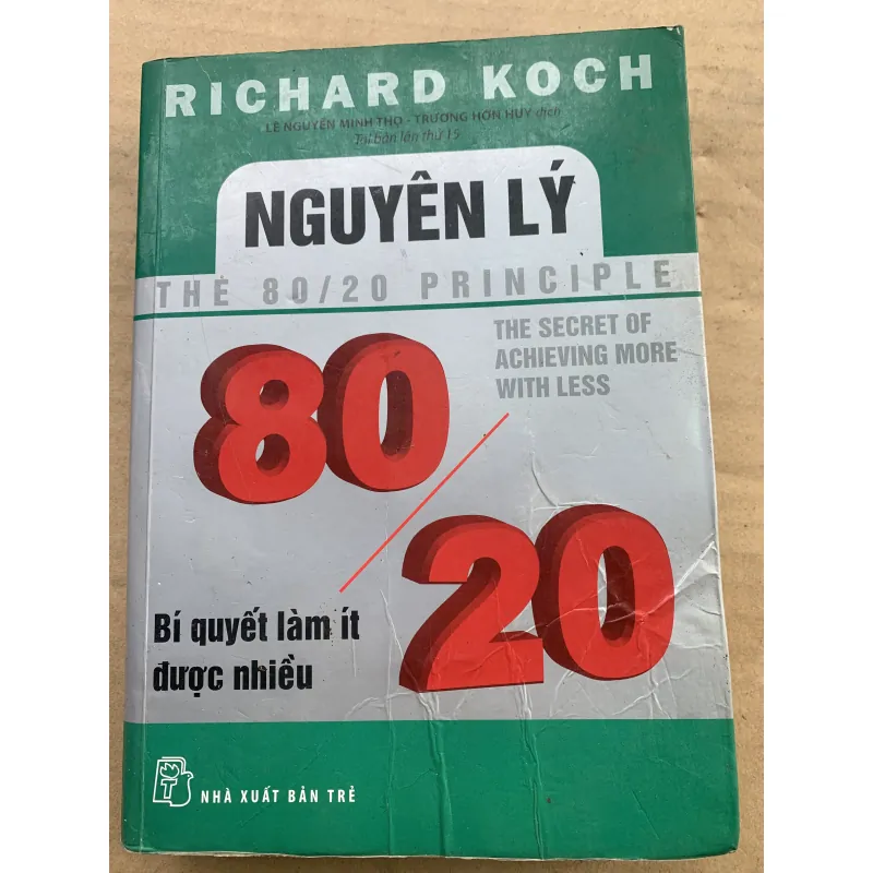 Nguyên lý 80/20: Bí quyết làm ít được nhiều. 961292