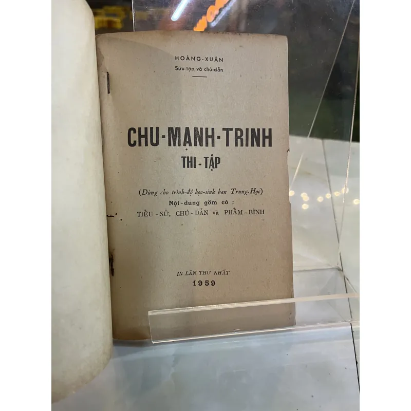 CHU MẠNH TRINH THI TẬP - HOÀNG XUÂN 755334