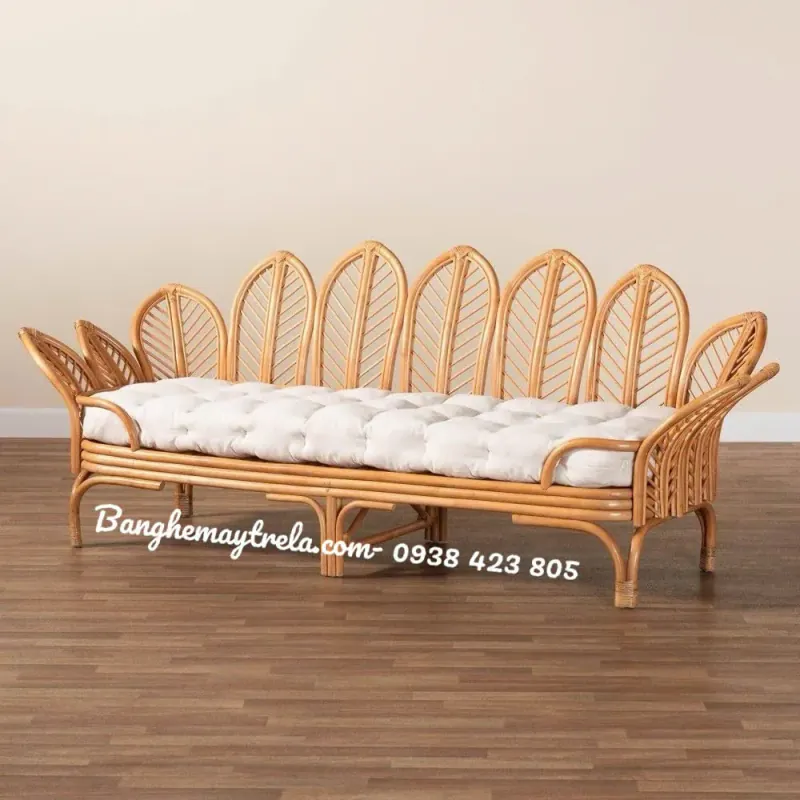 Băng ghế sofa mây cánh hoa 716344