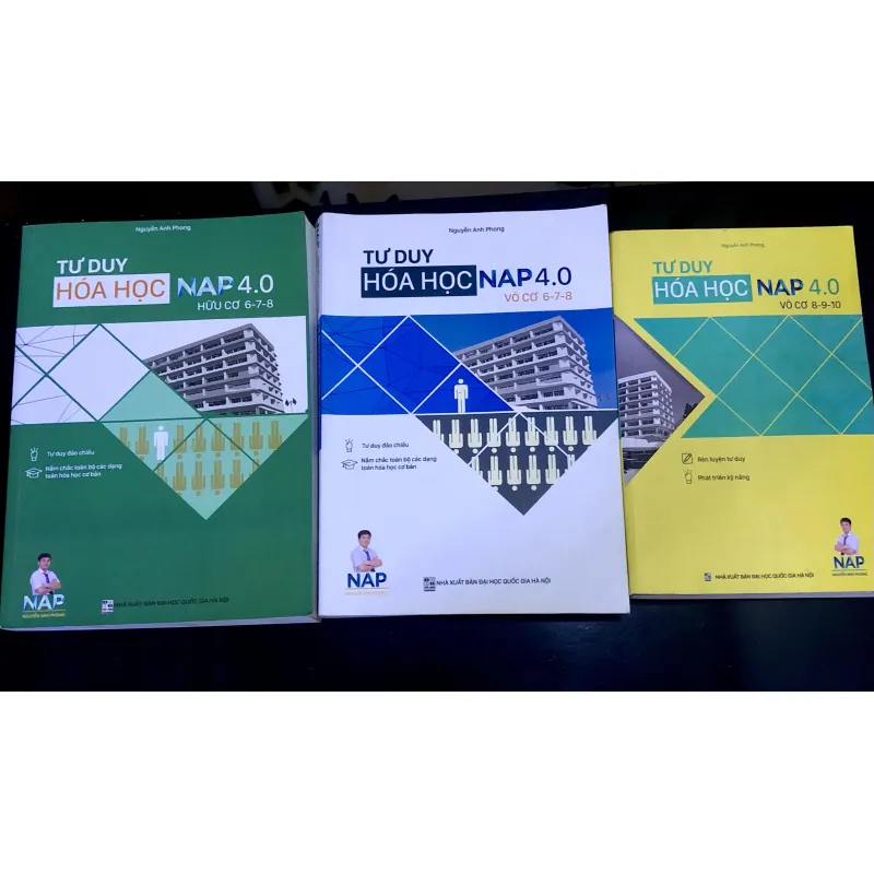 Combo 3 quyển Sách giáo trình Tư Duy Hóa Học NAP 4.0 1009654