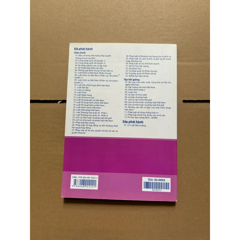 Tập bài giảng pháp luật thanh tra, kiếu nại và tố cáo 607835