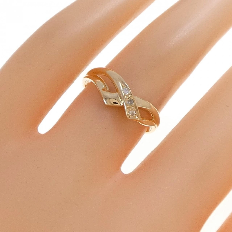 Nhẫn kim cương K18YG 0.03CT - Hàng hiệu chính hãng 852425