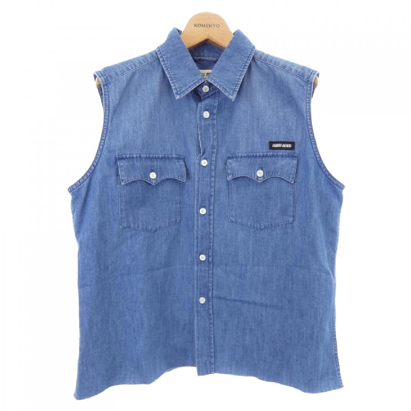 MIU MIU GWC124 16UA F0013 Áo - Hàng hiệu Chính hãng 773939