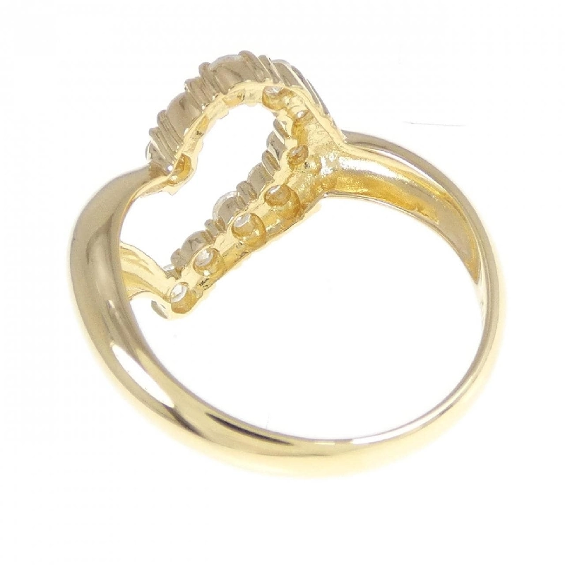 Nhẫn kim cương hình trái tim K18YG 0.50CT 672216
