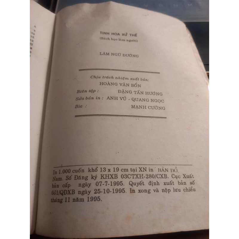 TINH HOA XỬ THẾ LÂM NGỮ ĐƯỜNG (in 1995) 465943