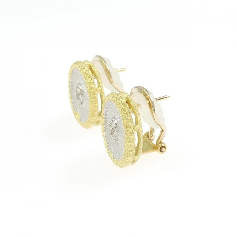 K18YG/K18WG Bông tai/Khuyên tai kim cương - Hàng hiệu Chính hãng 870514