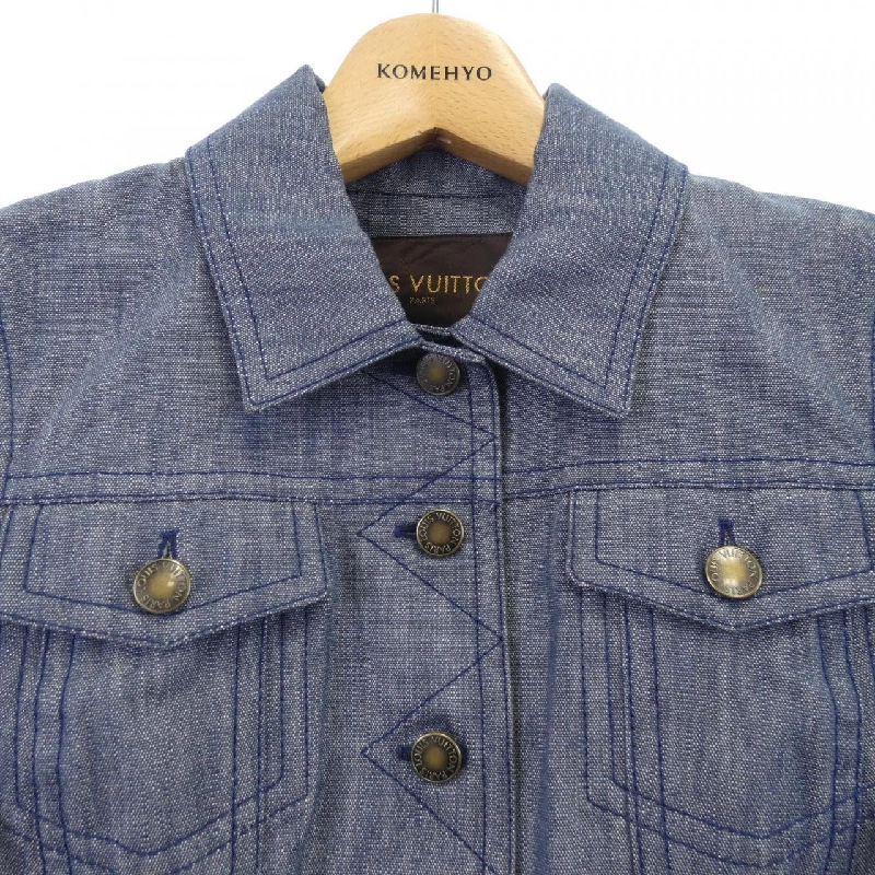 【Cổ điển】Louis Vuitton Áo khoác denim 634001