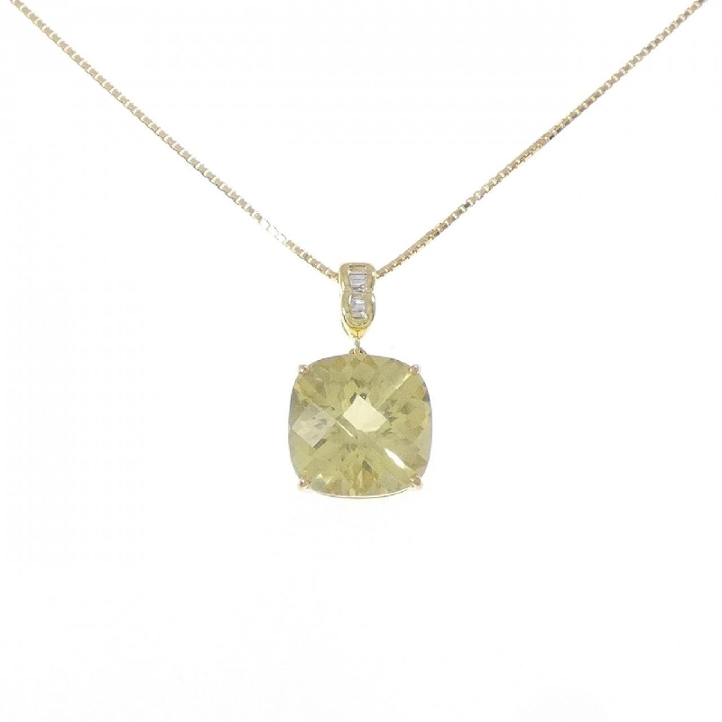 K18YG Đá Quý Dây Chuyền 10.76CT - Hàng hiệu Chính Hãng 857619